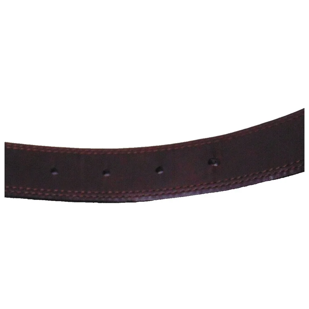Ike Behar Men's Dress Casual Belt Size 40 Black Brown Reversible Stitching